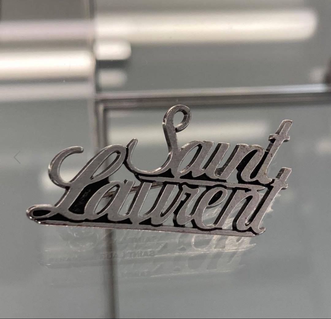 美品 SaintLaurent サンローラン ブローチ メタル 平野紫耀さん着用