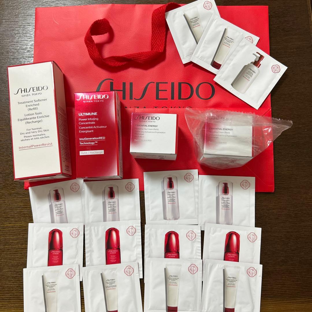 資生堂（化粧水、美容液50ml、昼、夜用クリーム）詰替用