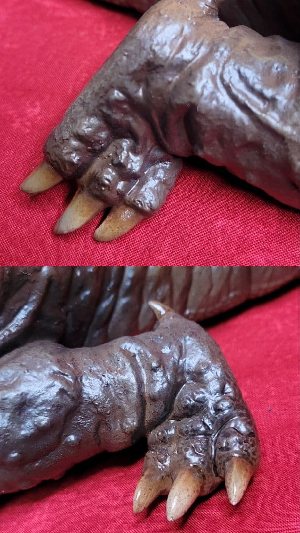 エ*ー様 ビリケン商会ソフビキット完成品 透明怪獣ネロンガガレージ