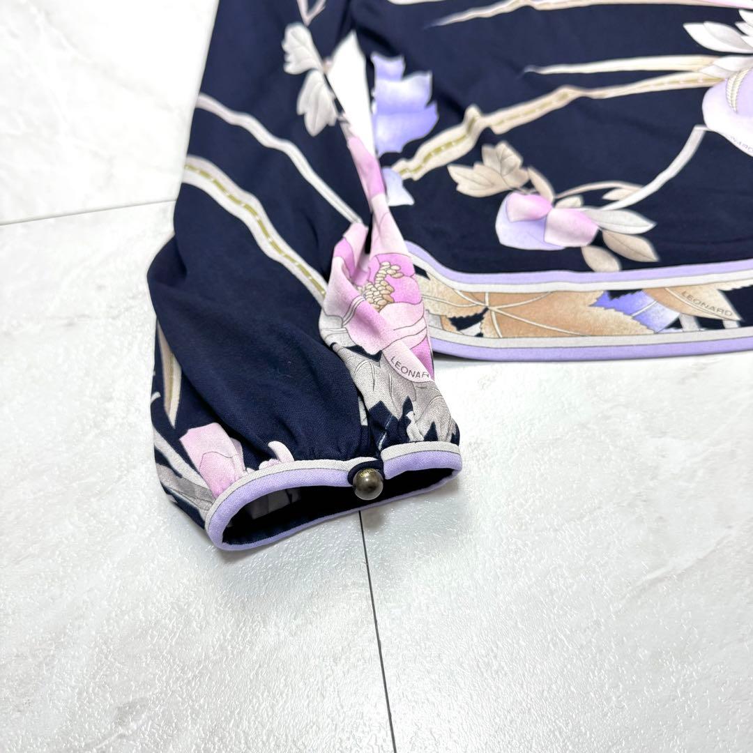 極美品 レオナール トップス カットソー プルオーバー カンカン 花柄
