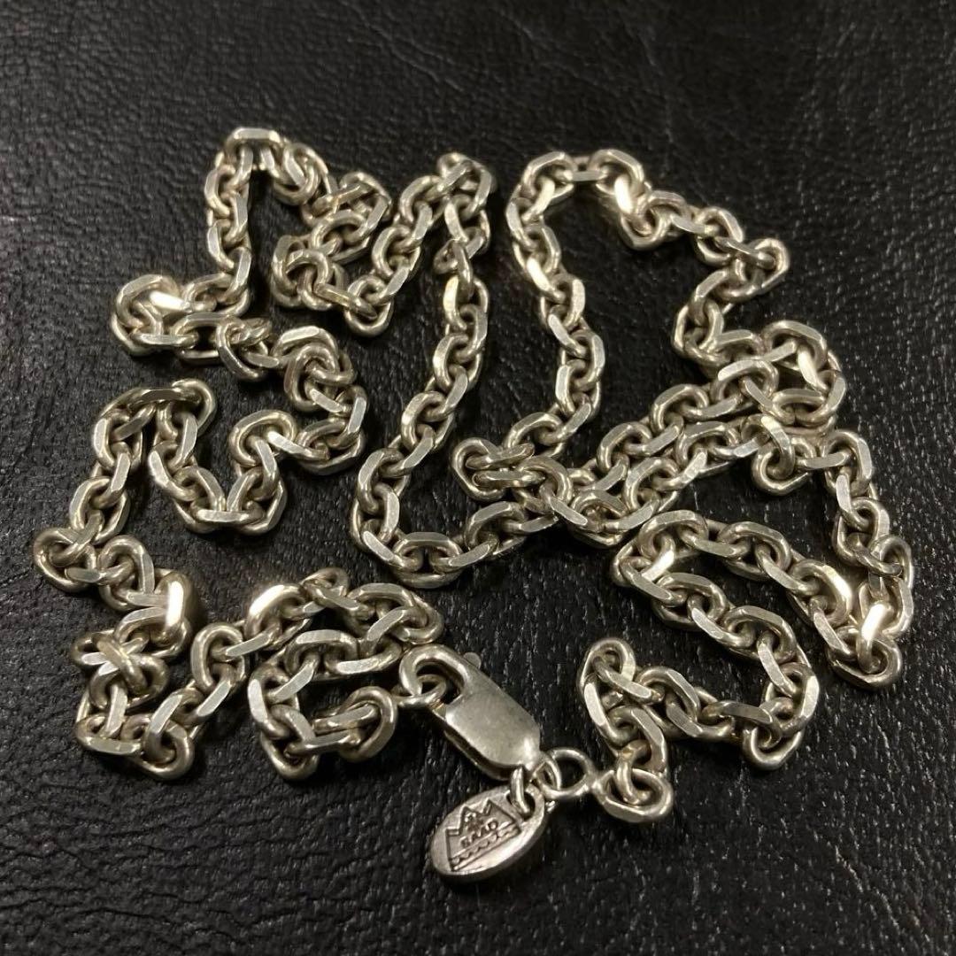 SAAD サード 太角 あずき チェーン シルバー 925 約56cm ４㎜