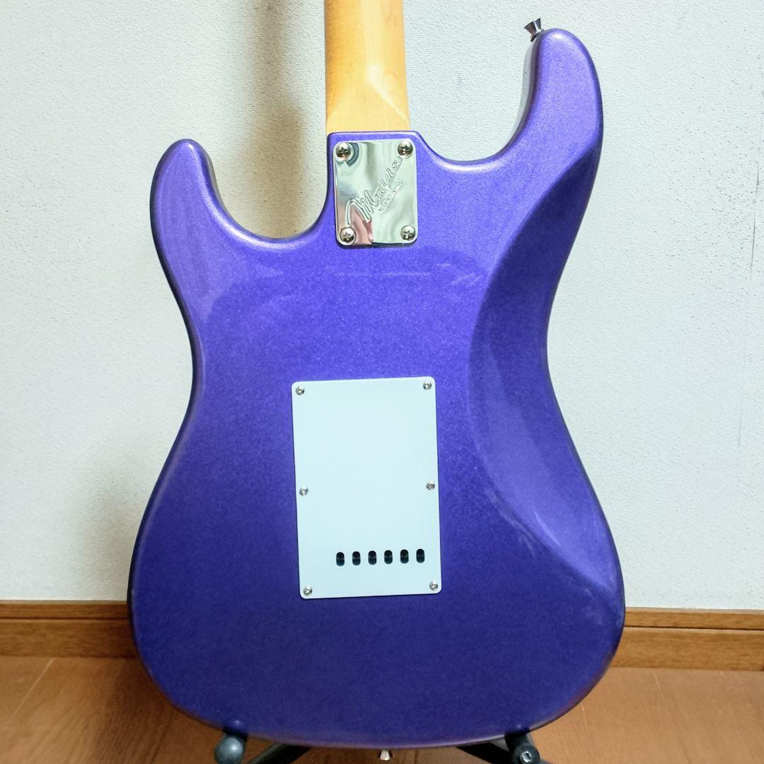 美品 Mavis ストラトキャスタータイプ エレキギター メタリック