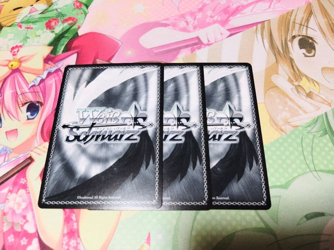 ヴァイスシュヴァルツ】ニャンダフル・ワールド 前川みく 3枚セット
