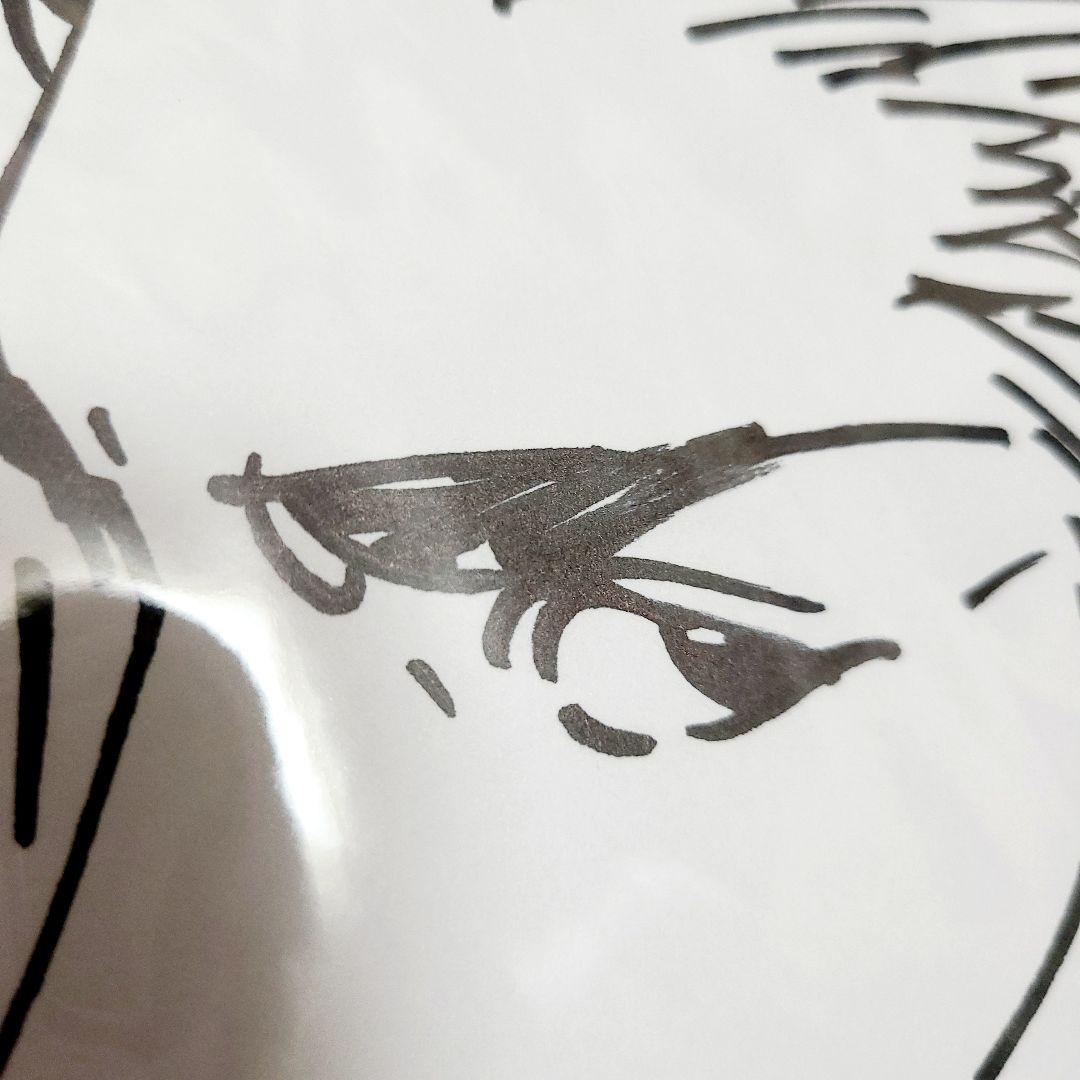 バガボンド 宮本武蔵イラスト 直筆サイン色紙 - その他セール