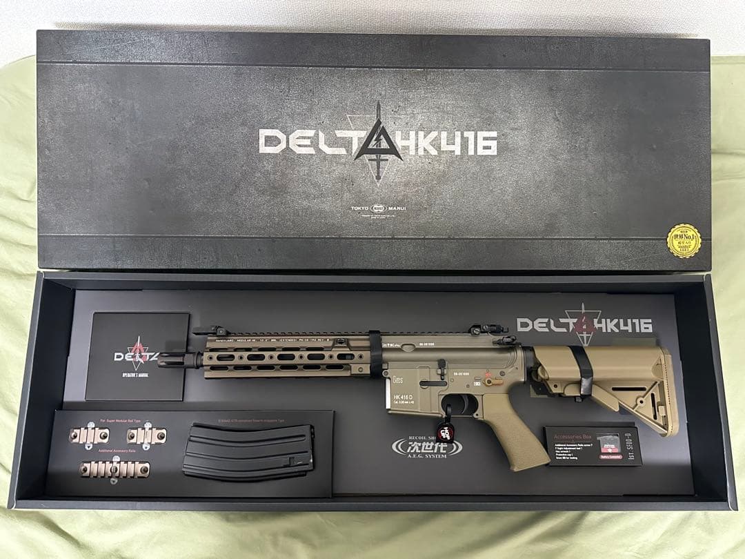 東京マルイ　次世代電動ガン　HK416デルタカスタム FDEカラー