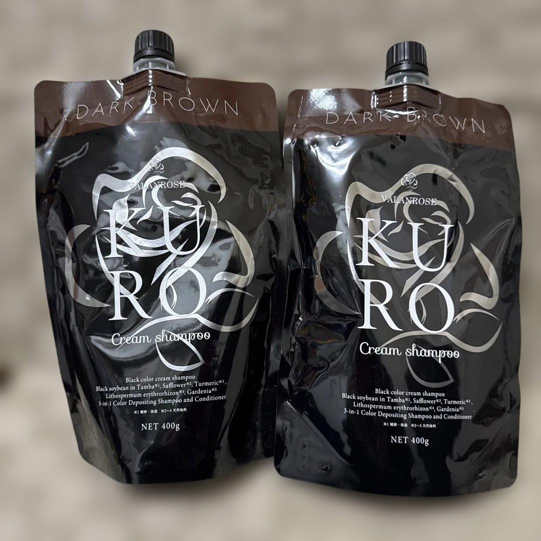 VR クロクリームシャンプー　ダークブラウン400g