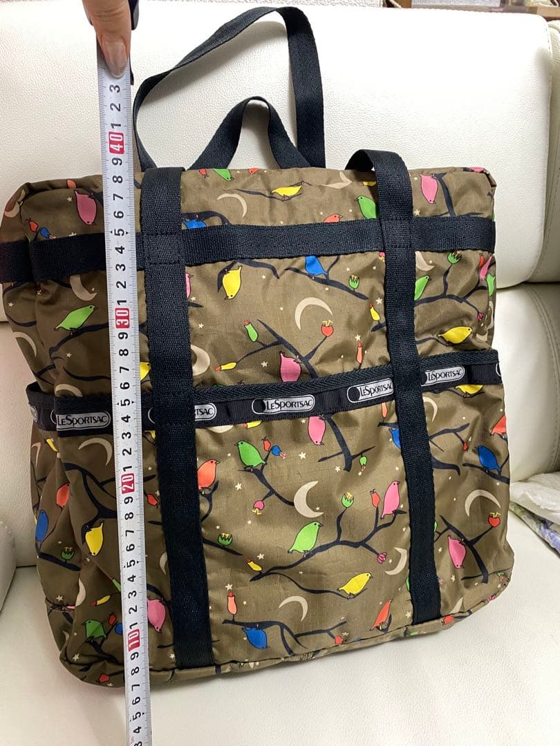 LeSportsac 鳥柄ボストンバッグ - メルカリ