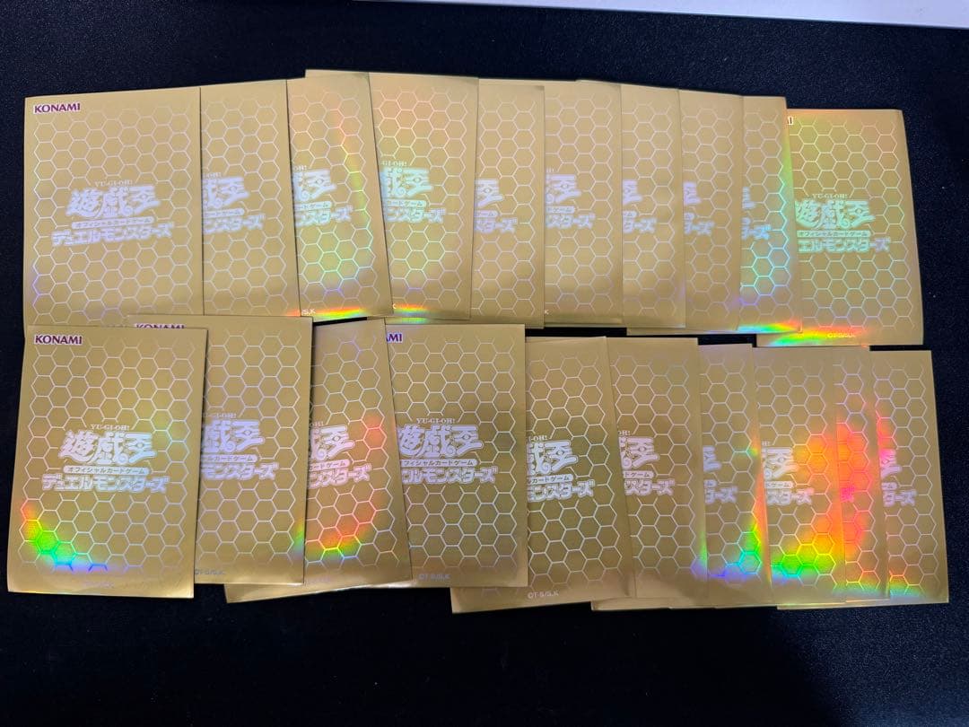 遊戯王OCG スリーブ　ハノイゴールド　ハノゴル　20枚