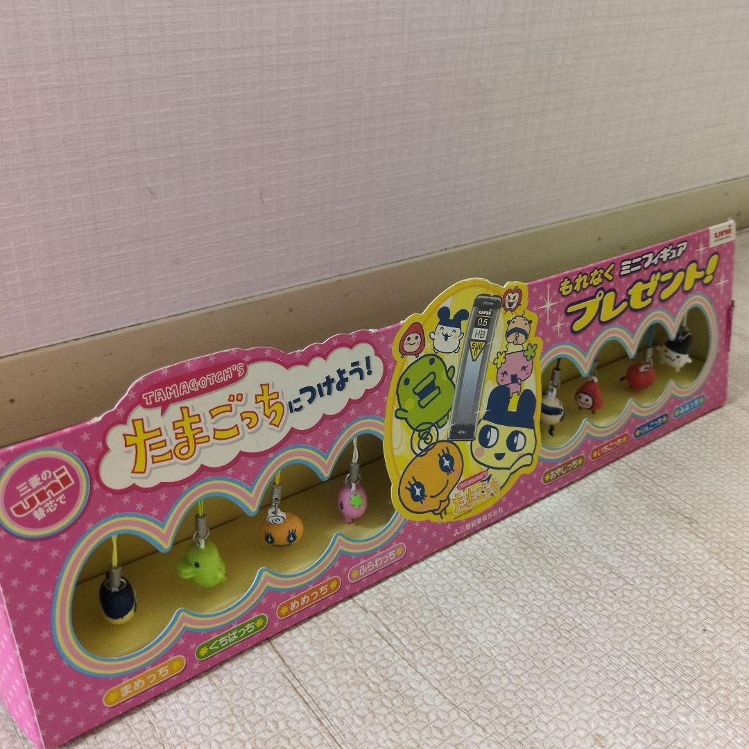 非売品 三菱 たまごっち ディスプレイPOP ミニフィギュアストラップ 全種