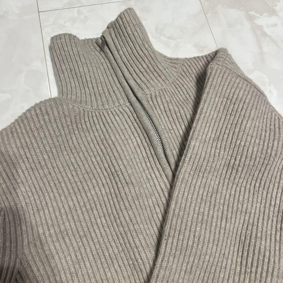 etre tokyo ウールハーフジップニットプルオーバー - メルカリ