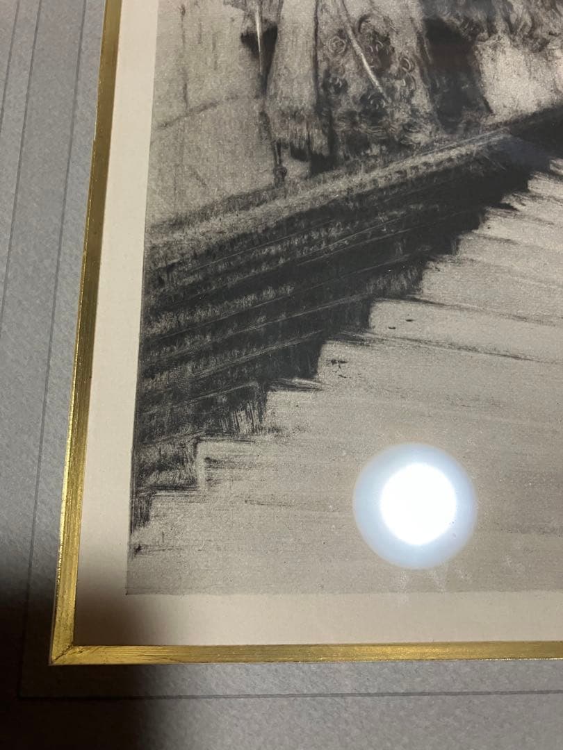 ルイ・イカール「聖女の守り神18」銅版画額装箱有