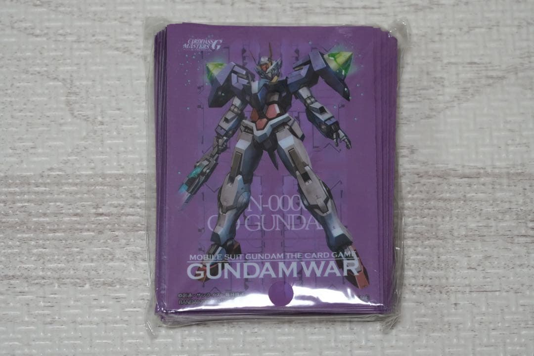 新品未開封　ガンダムウォー　GW　スリーブ大会優勝景品　ダブルオーガンダム Yahoo!オークション -「ガンダムウォー スリーブ」の落札相場・落札価格