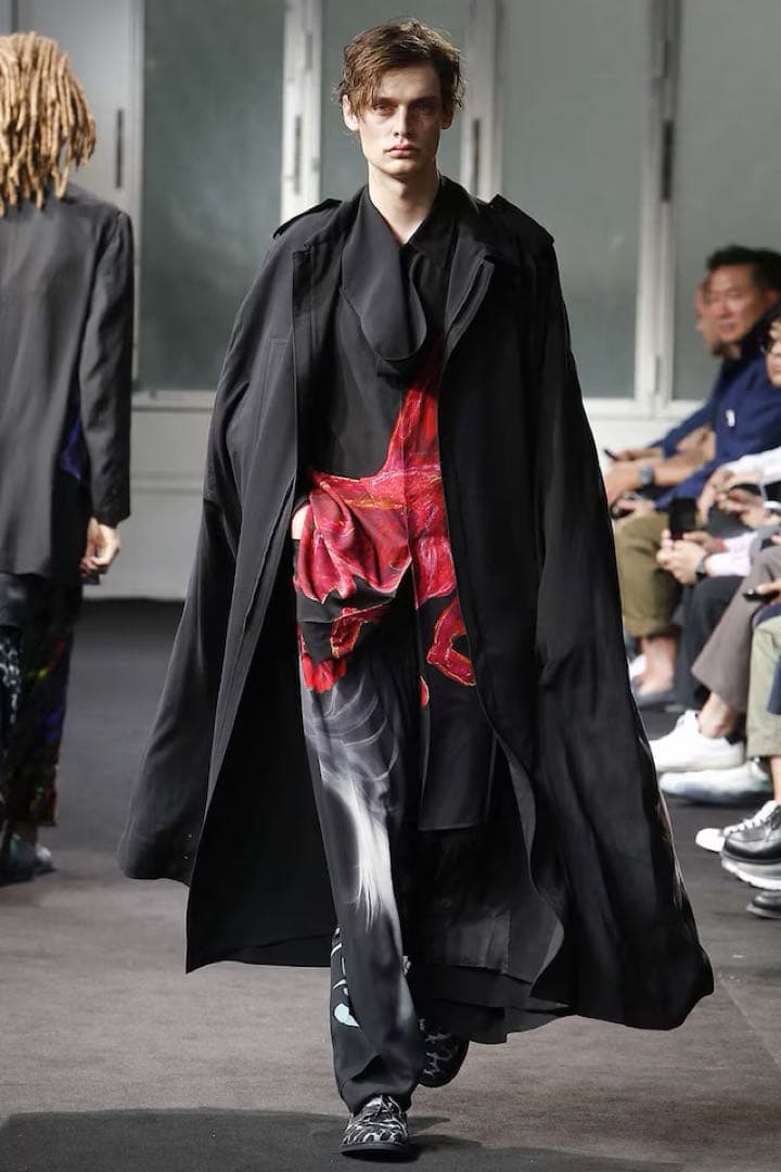 19SS Yohji Yamamoto ストール デッサンシャツ LOOK29