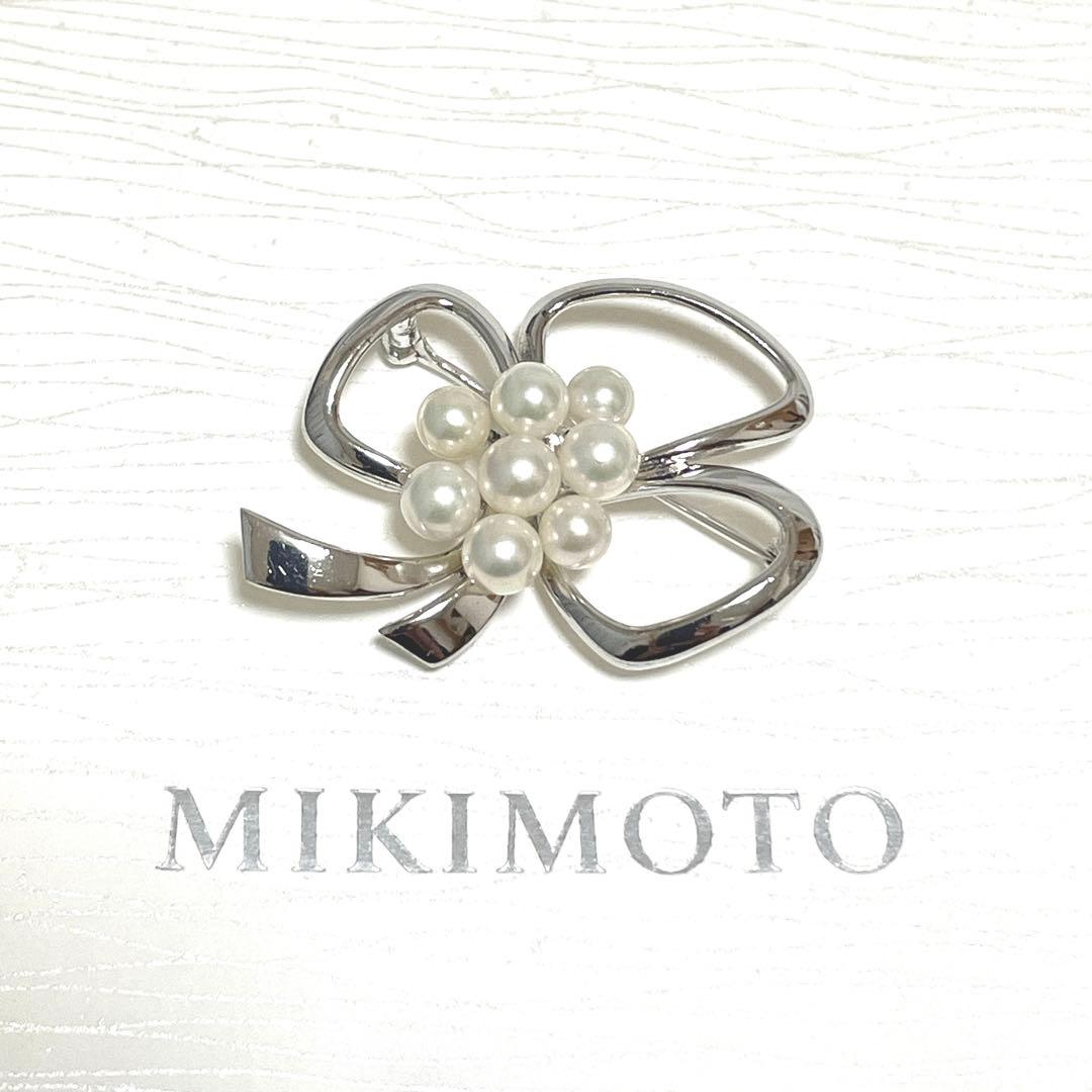 美品✨皇室御用達 MIKIMOTO ミキモト アコヤ真珠 パール ブローチ