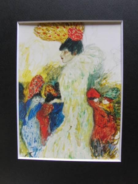 Pablo Picasso、AU MOULIN ROUGE、希少画集画、状態良好