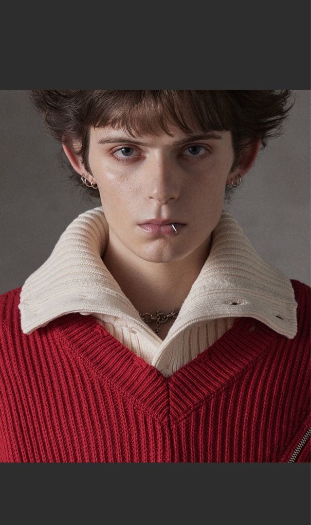 grancy Collar Neck Warmer 付け襟ネックウォーマー　白 neckwarmer-02008 ネックウォーマー エクリュ ブラウン グレー