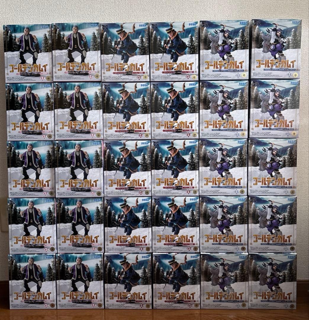 『ゴールデンカムイ』XrossLinkフィギュア　アシㇼパ　杉元佐一　白石由竹