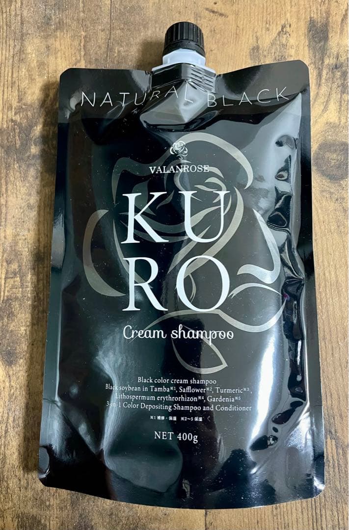 未開封】KURO Cream shampoo 400g ナチュラルブラック - メルカリ
