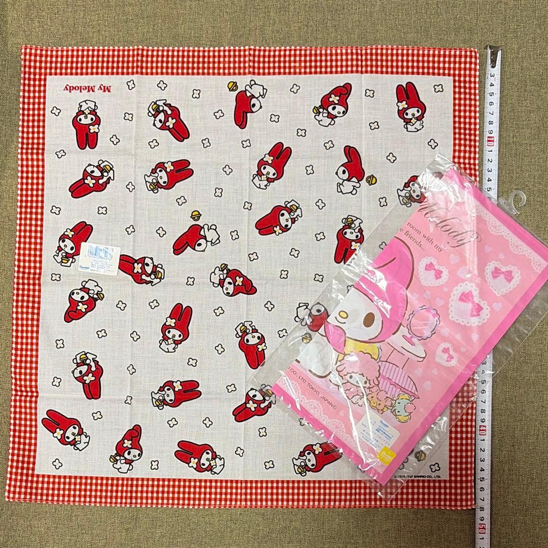 当時物 マイメロディ ハンカチ 2枚 サンリオ グッズ ランチクロス