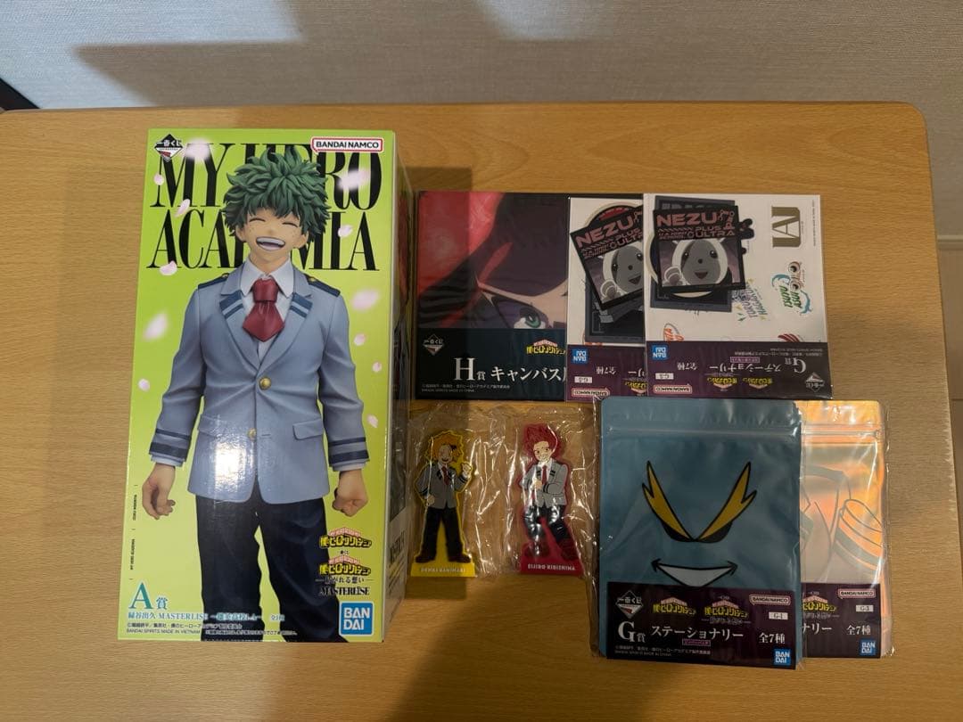 一番くじ　僕のヒーローアカデミア　紡がれる想い　A賞　緑谷出久　G賞　H賞　I賞