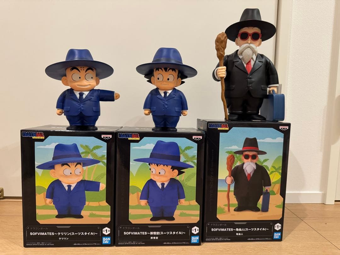 ドラゴンボール SOFVIMATES スーツスタイル クリリン 孫悟空 亀仙人