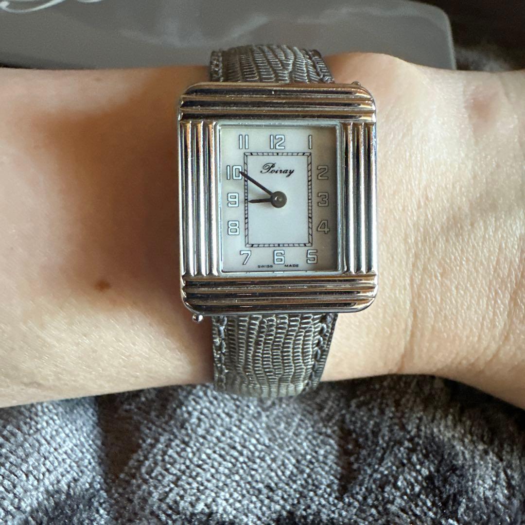 ポアレ　POIRAY マ・プルミエ　電池交換済み 腕時計　純正ベルト2本 ポアレ POIRAY マ・プルミエ コンビカラー電池交換済み レディース