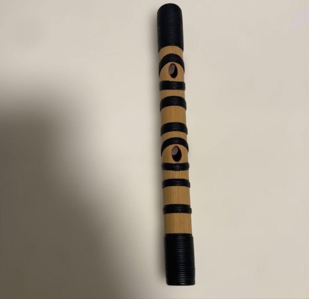 篳篥(ひちりき) 本管 雅楽 白竹 籐巻き カシュウ漆塗り ろぜつリード