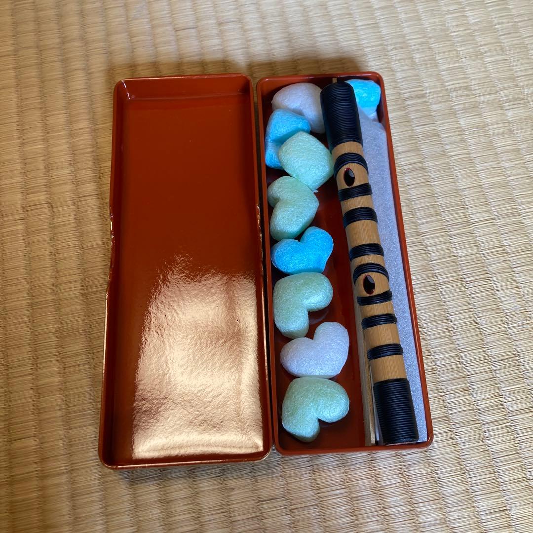 篳篥(ひちりき) 本管 雅楽 白竹 籐巻き カシュウ漆塗り ろぜつリード