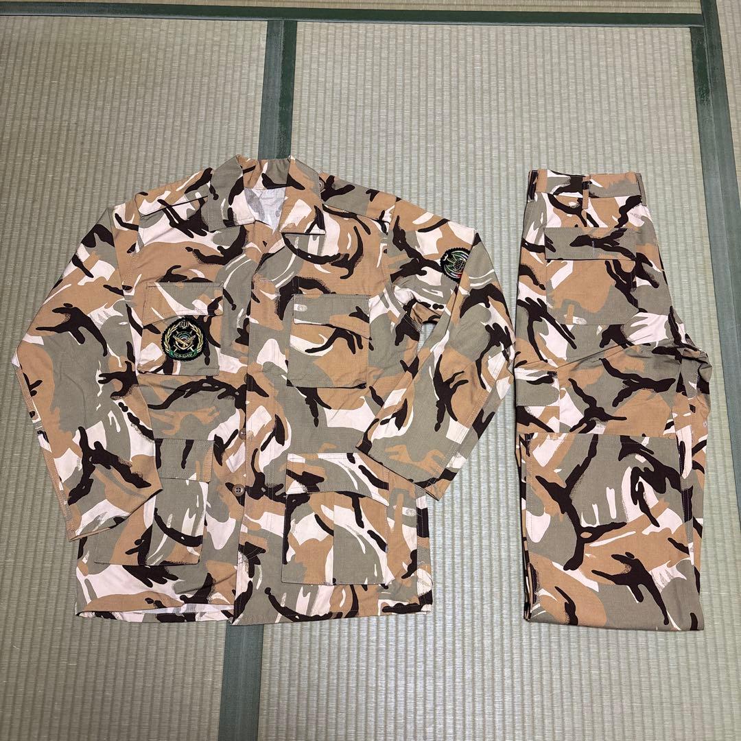 実物 イラン イラン陸軍 イスラム革命防衛隊 迷彩服 上下セット