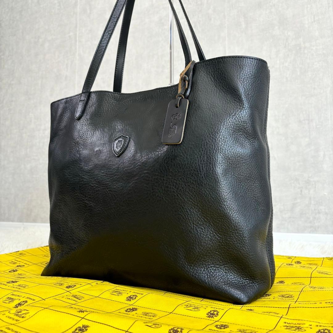 フェリージ　15-50 トートバッグ　オールレザー　シボ革　ロゴ型押