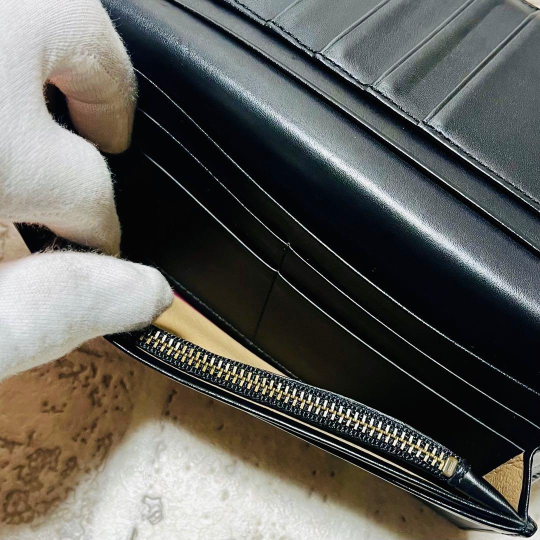 良品 ポールスミス コードバン 長財布 ロングウォレット 馬革 9374