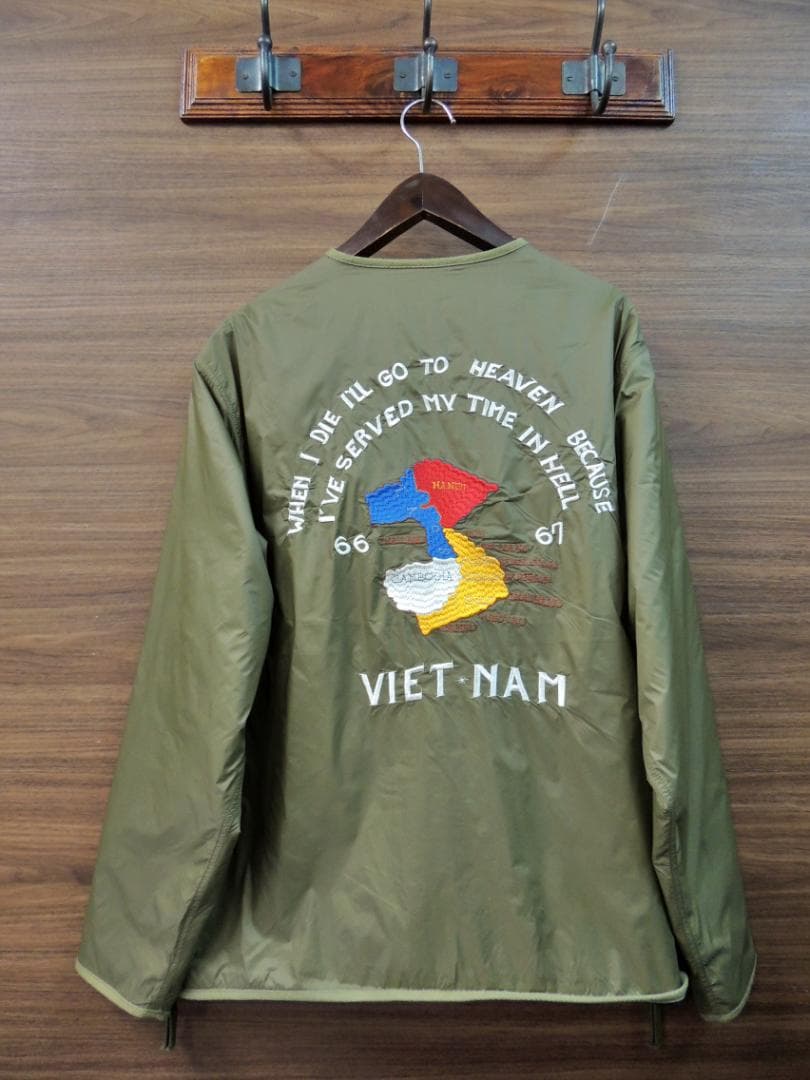 Lサイズ TAION ノンダウン ジャパン スペシャル リバーシブル ベトジャン