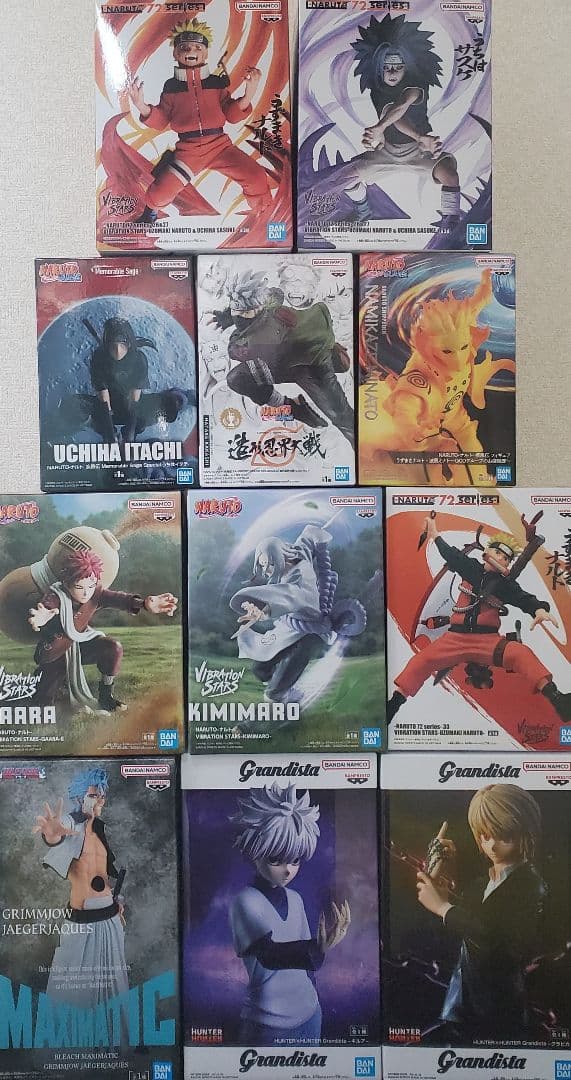 プライズフィギュア　NARUTO　HUNTER×HUNTER　BLEACH