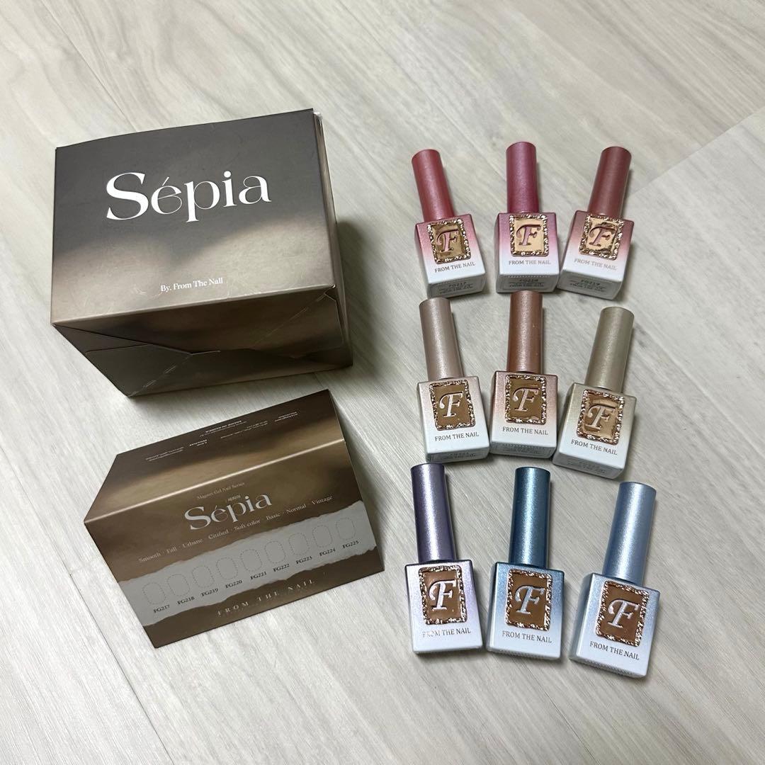 sepia マグネットジェル ネイルジェル 韓国 9本セット