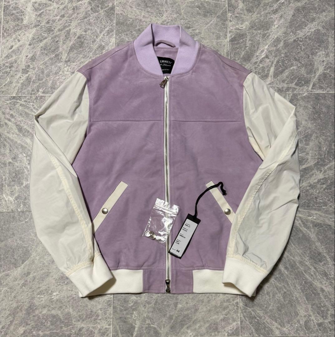 タグ付 EMMETI Gilles 2024SS エンメティ レザー スタジャン Add.別注モデル】EMMETI エンメティ NIGEL ナイジェル スエード×レザー