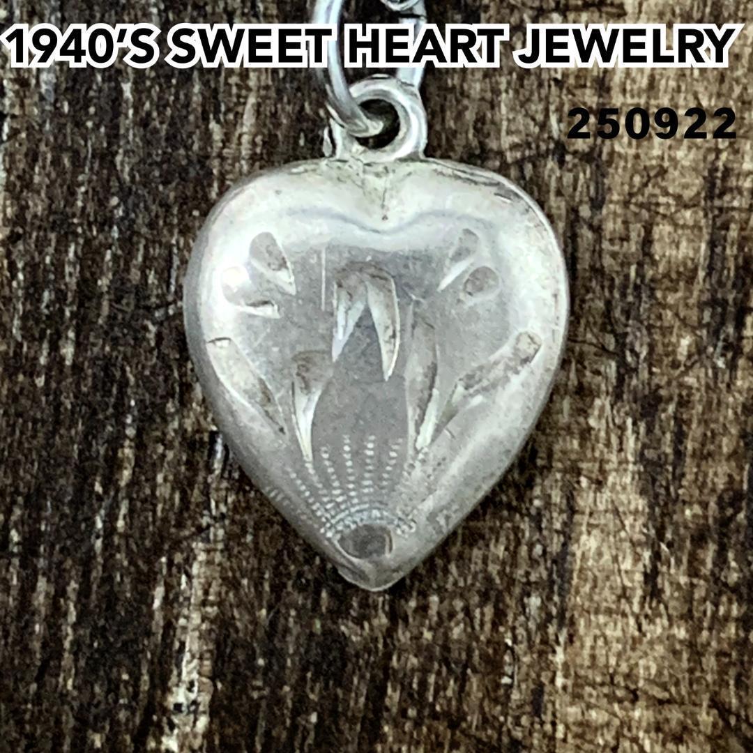 スウィートハートジュエリー シルバー ヴィンテージネックレス NAVY 1