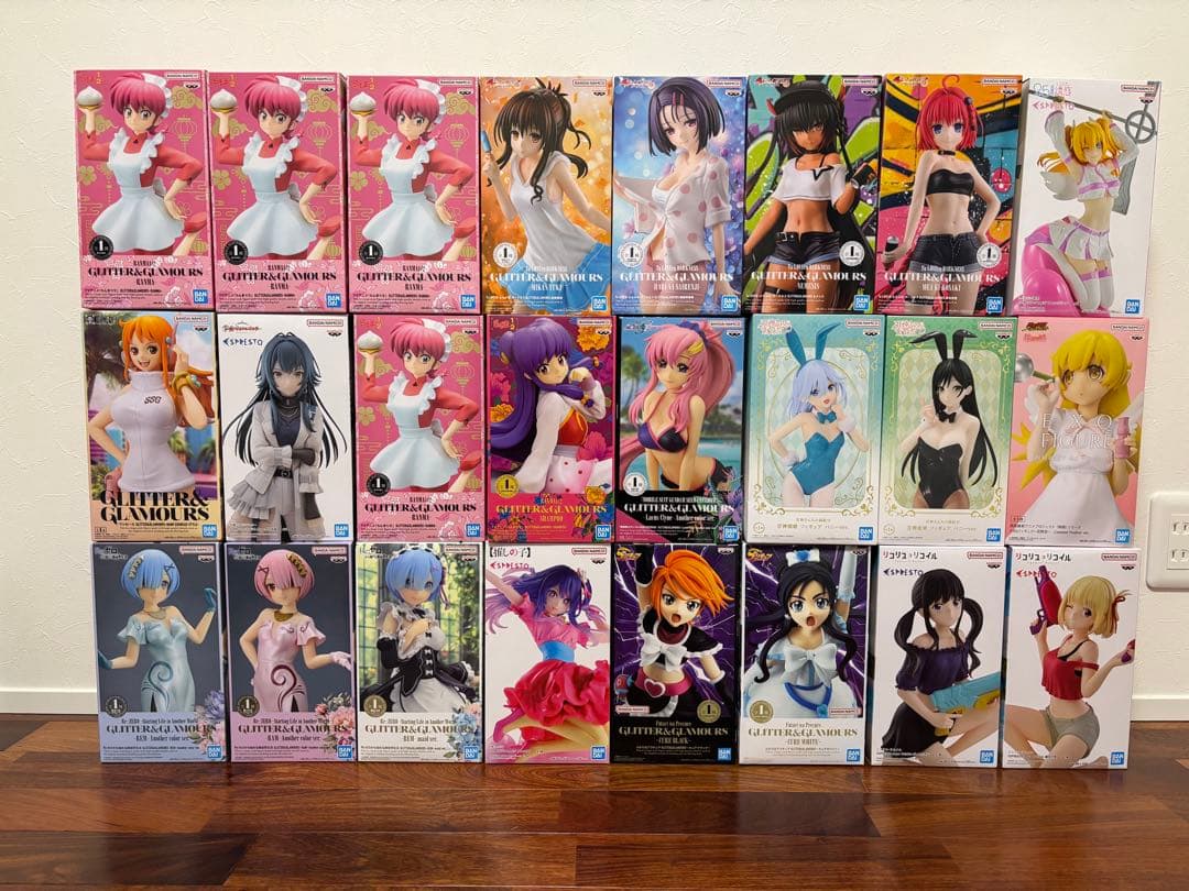 まとめ売り！美少女系最新プライズ24体　レゼアーリャ　推しの子　らんま