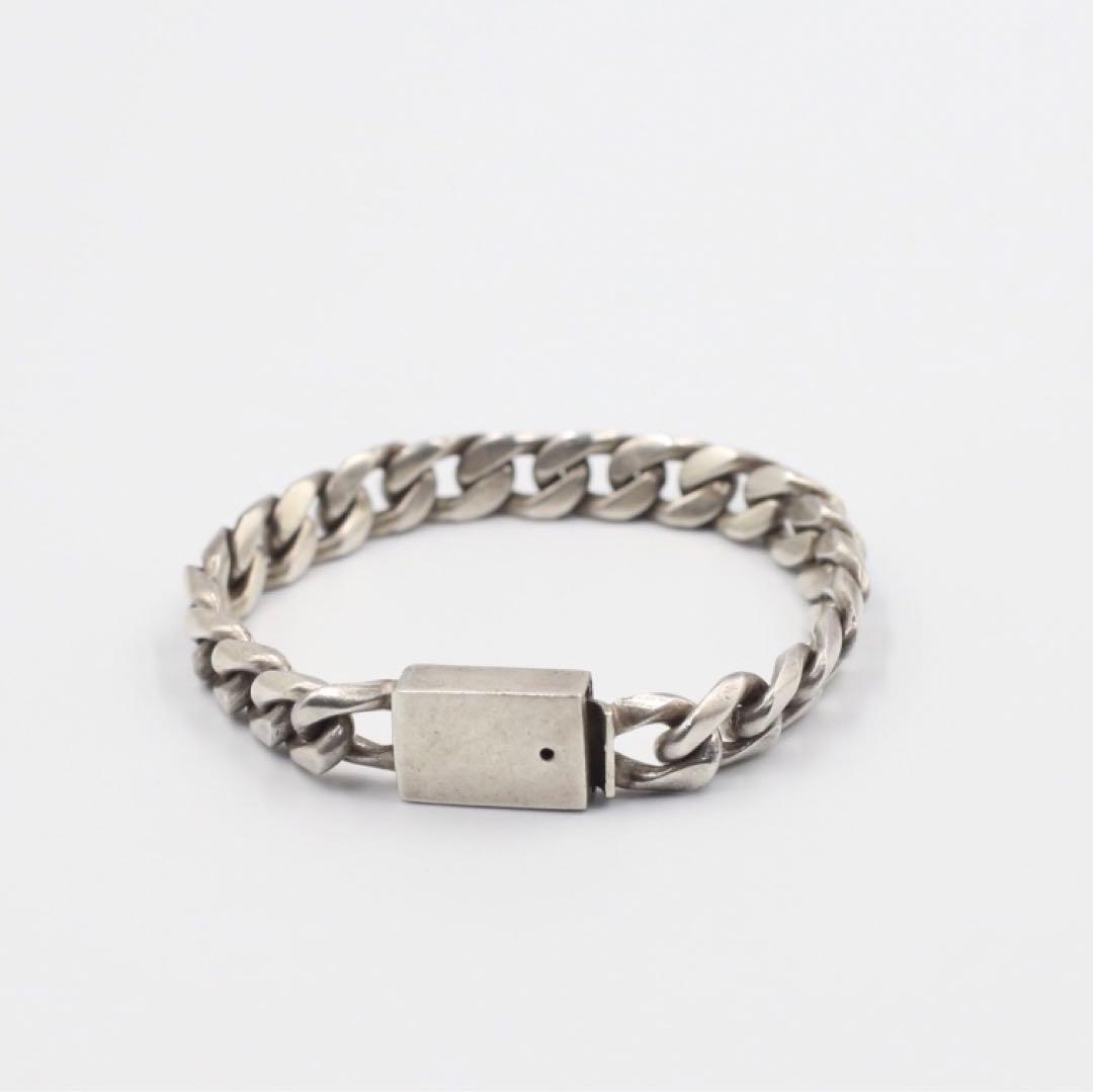 メキシカンジュエリー idブレスレット 喜平 シルバー925 ヴィンテージ