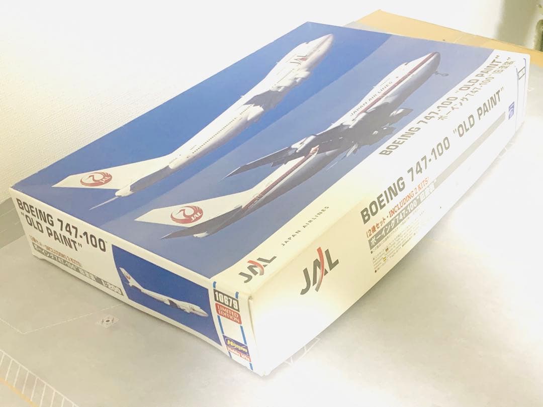 ハセガワ1／200日航B747－100旧塗装2機セット／プラモデル