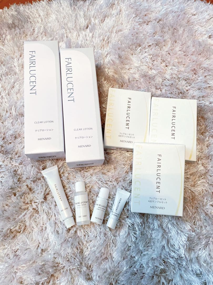 メナード　FAIRLUCENT クリアローション現品2本・トライアルセット✖️３