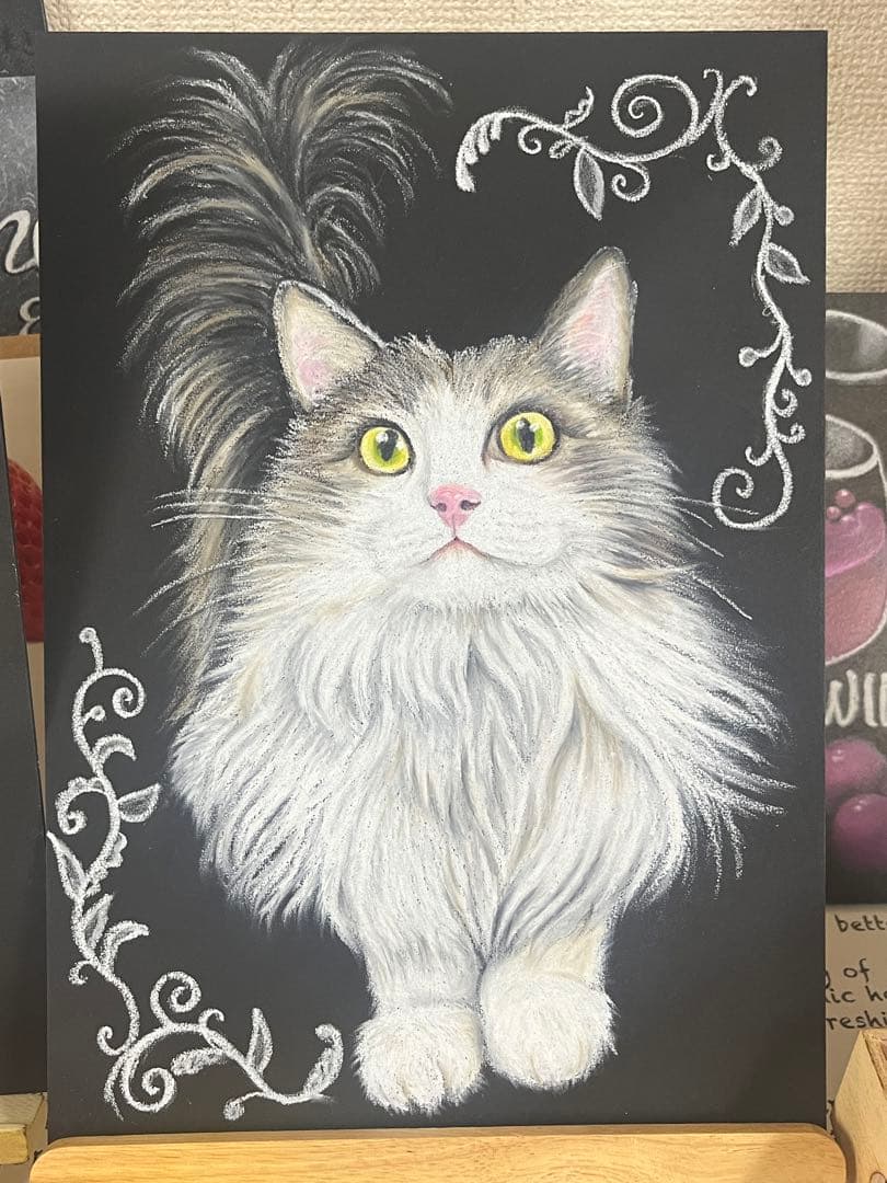 チョークアート「うちの子」そっくりボード