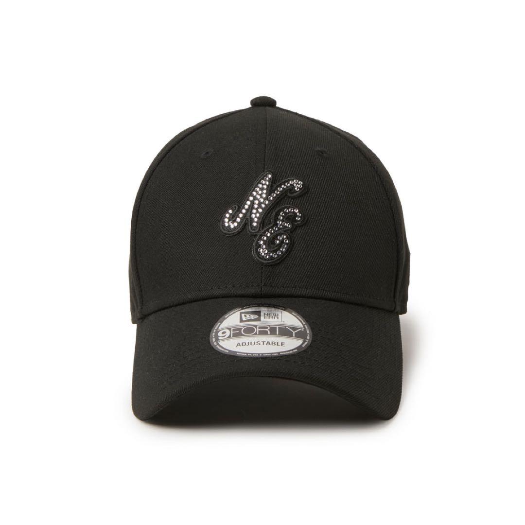 【新品】9FORTY ラインストーン クラシック　ロゴ ブラック 9FORTY Rhinestone ラインストーン クラシックロゴ ブラック