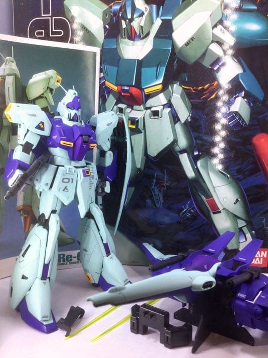 MG リ・ガズィ(ユニコーンVer.)ガンプラ塗装済完成品 - メルカリ