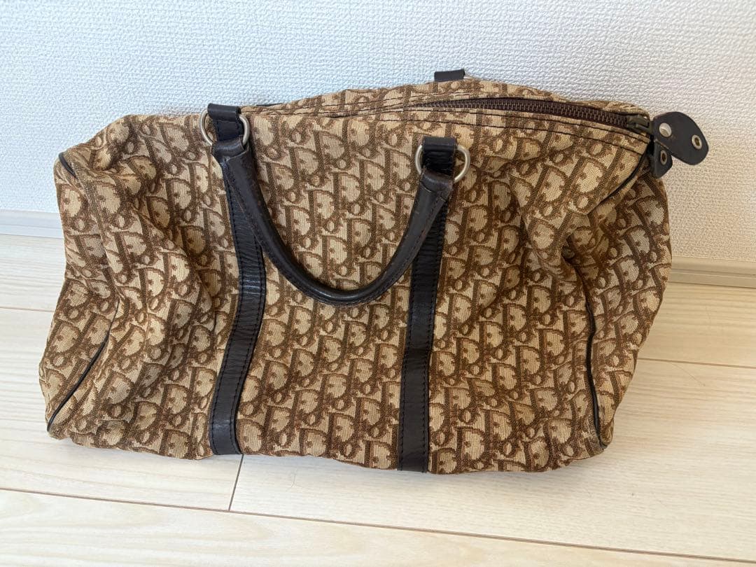 ちぇさま専用☆ Dior ボストンバッグ ブラウン ヴィンテージ　トロッター柄