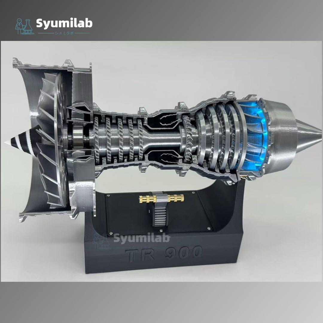 TR900 A380 航空機 エンジンモデル 3Dプリンタ　教育　プラモデル