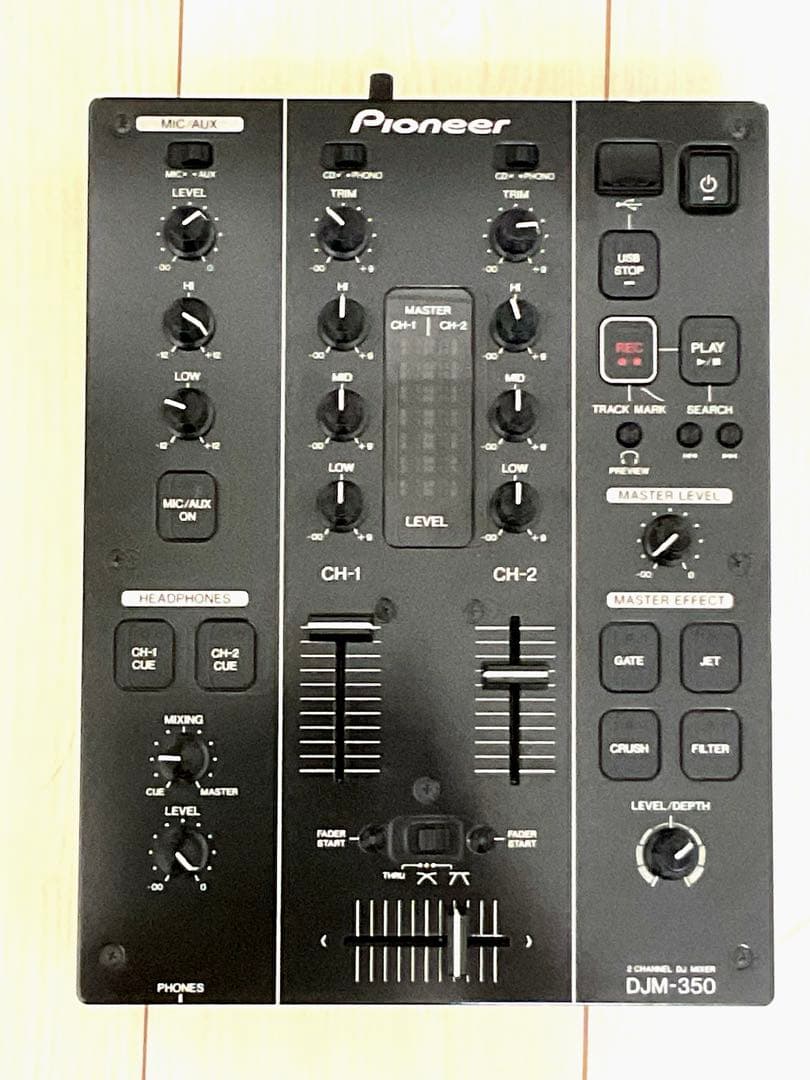 djm-350 DJ MIXER ミキサー　pioneer DJM-350 (archived) 2-channel effects mixer (black) - Pioneer DJ
