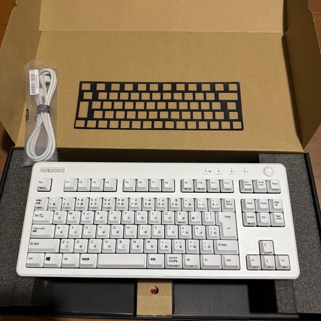 REALFORCE R3HC22 ホワイト キーボード　変荷重 製品 : REALFORCE / R3HC22 | REALFORCE | 日本製プレミアムキーボード