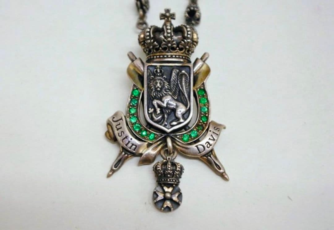 ◆激レア◆　JustinDavis　 ◆　リーガル　ネックレス　エメラルド　保有