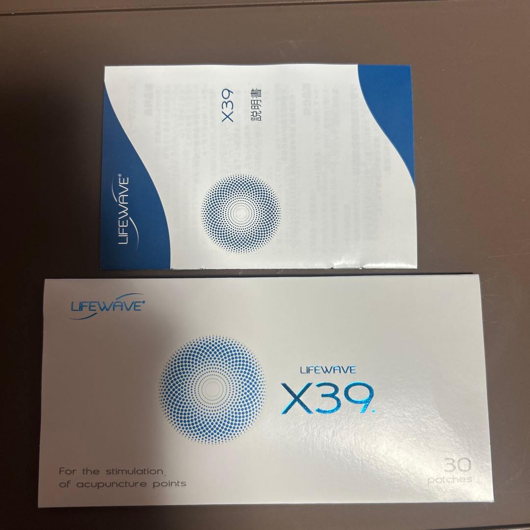 ライフウェーブ　X39 30枚入　説明書付き