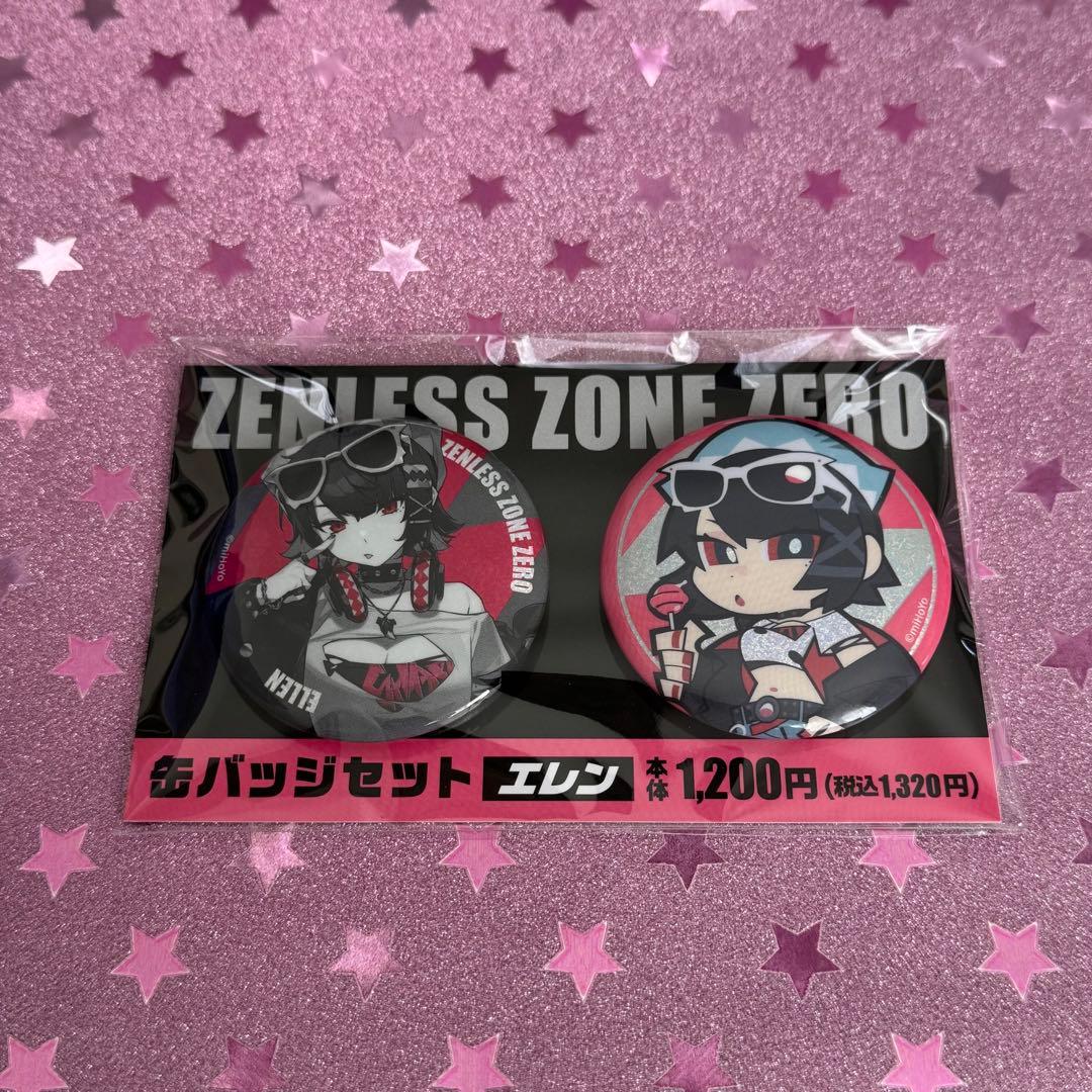 ゼンゼロ エレン ライカン 缶バッジ ファミマ コラボ ゼンレスゾーン